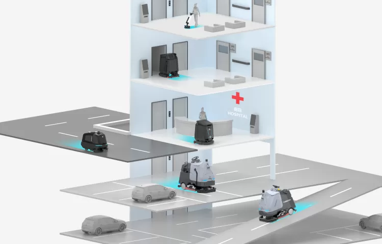 Nettoyage de la robotique dans les scénarios de soins de santé