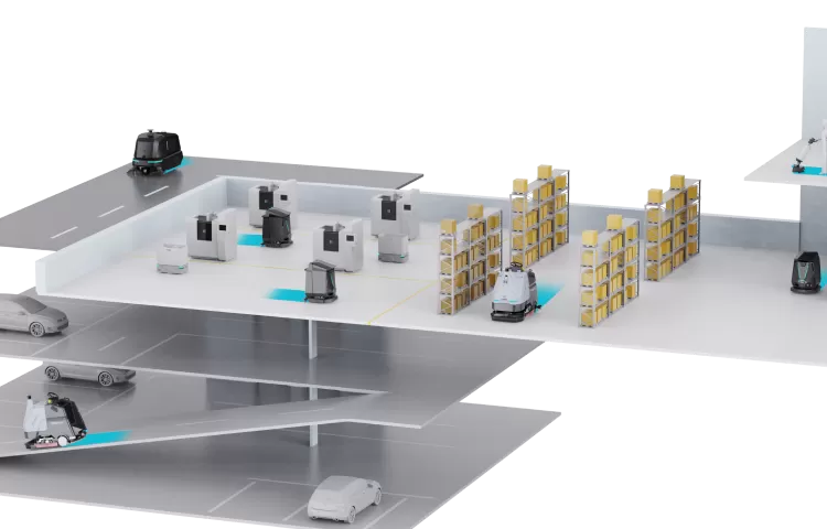 Nettoyage de la robotique dans les scénarios logistiques